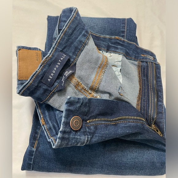 Aeropostale size 12 Dark wash high rise curvy Jegging (2405) - Picture 7 of 8